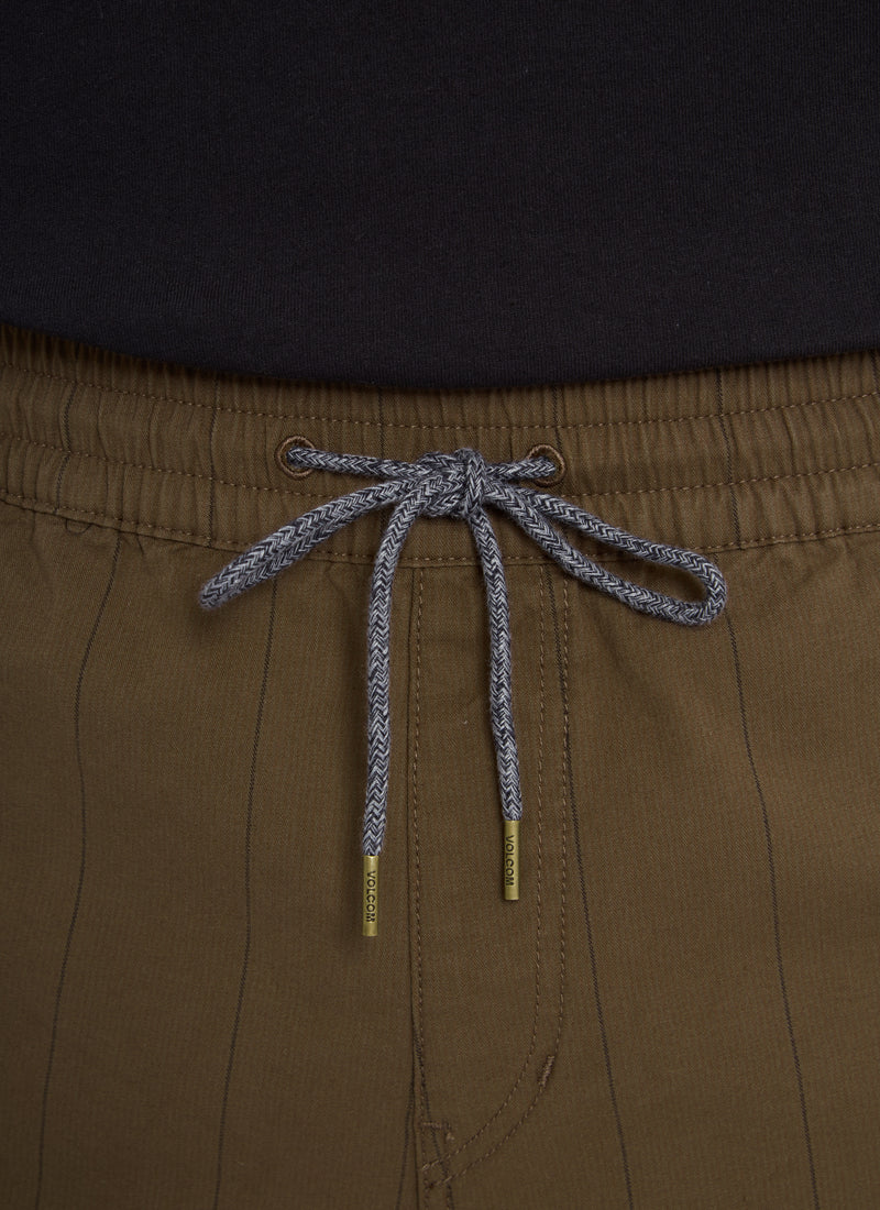 Load image into Gallery viewer, Volcom Frickin Mix Elasticated Waist Short 19&quot; Dark Earth A1012200_DKE
