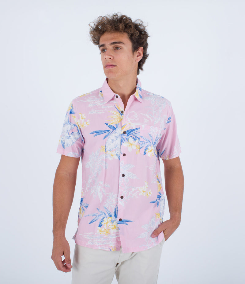 Load image into Gallery viewer, Hurley Rincon SS Shirt Flamingo MVS0005160-H649
