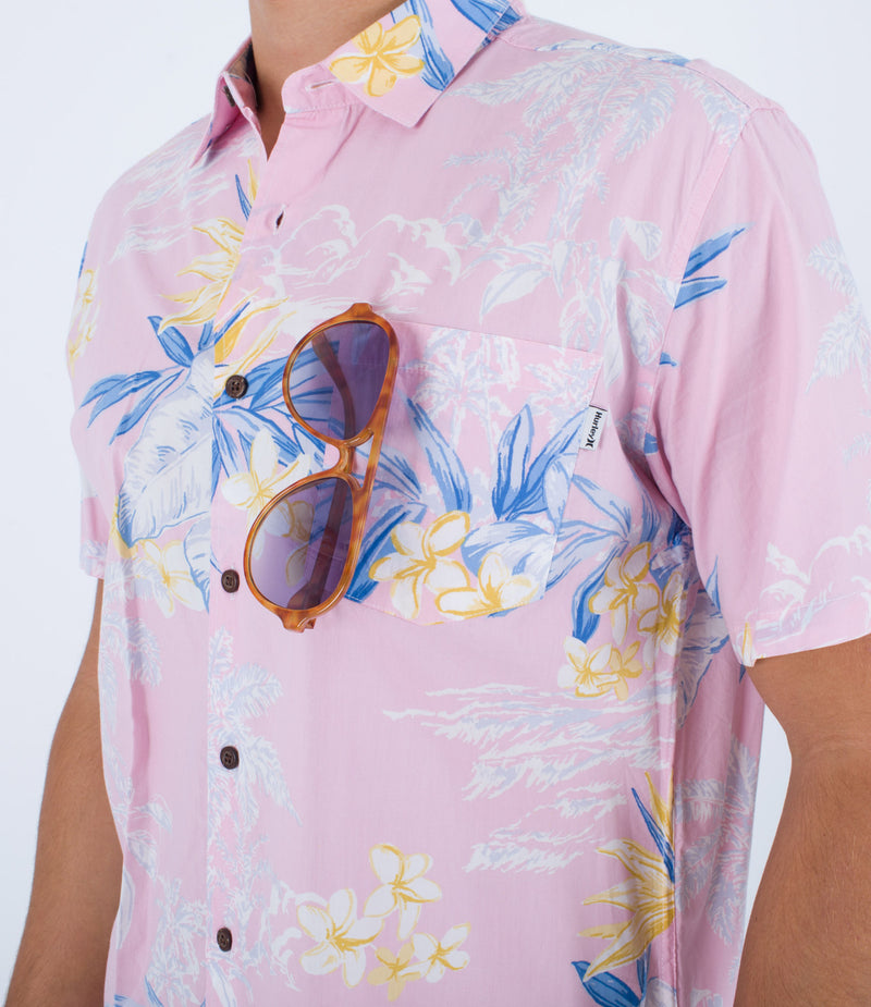 Load image into Gallery viewer, Hurley Rincon SS Shirt Flamingo MVS0005160-H649
