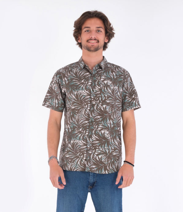 Hurley Organic Wedge Short Sleeve Shirt Olive MVS0005170-H201