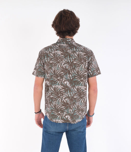 Hurley Organic Wedge Short Sleeve Shirt Olive MVS0005170-H201