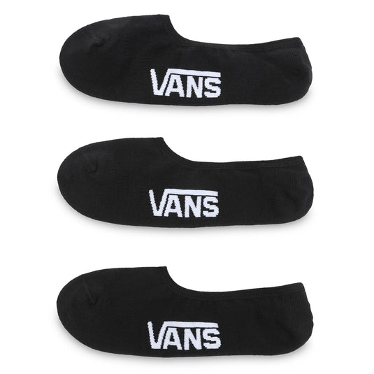 Vans Classic Super No Show Socks (3 Pairs) Black VN000XS9BLK