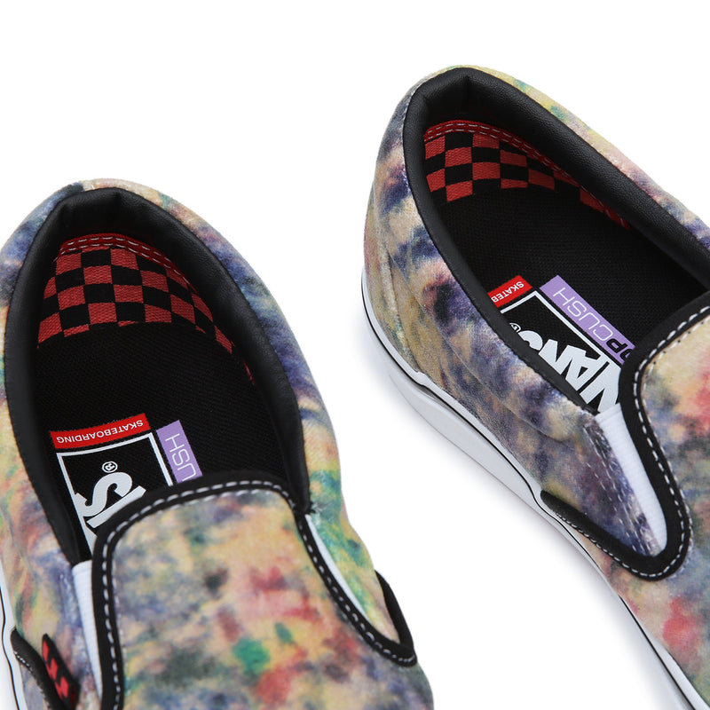 Load image into Gallery viewer, Vans Skate Slip-On Shoes Tie-Dye Terry Black/Multi VN0A5FCABML
