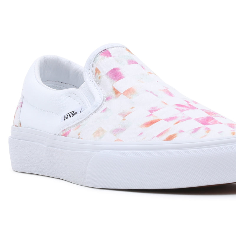 Load image into Gallery viewer, Vans Classic Slip-On Shoes Aura Chekerboard White VN0A5JLXWHT1
