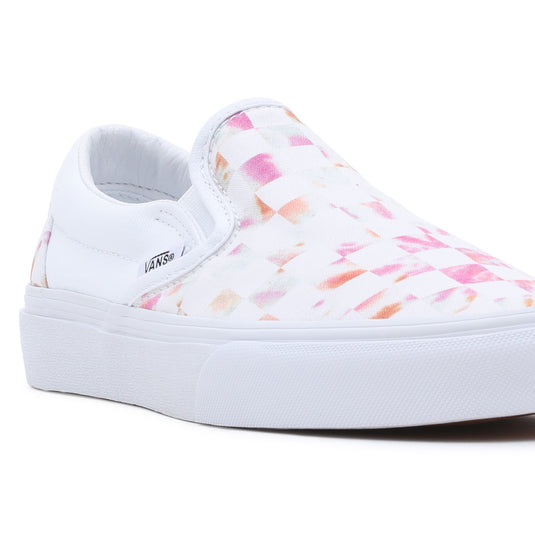 Vans Classic Slip-On Shoes Aura Chekerboard White VN0A5JLXWHT1