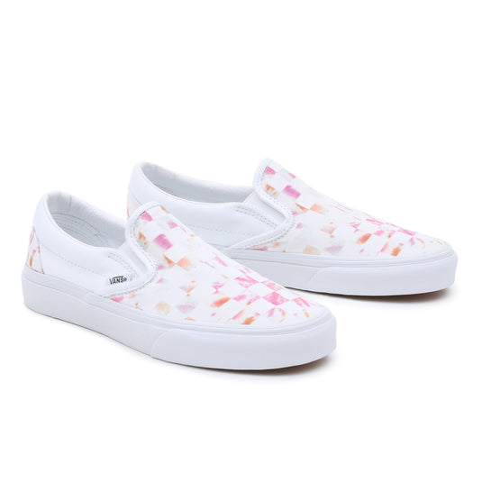 Vans Classic Slip-On Shoes Aura Chekerboard White VN0A5JLXWHT1