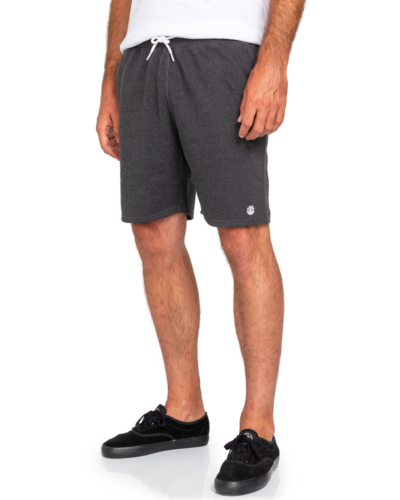 Load image into Gallery viewer, Element Cornell Track 19&quot; Sweat Shorts Charcoal Heather W1WKD3ELP1-0519
