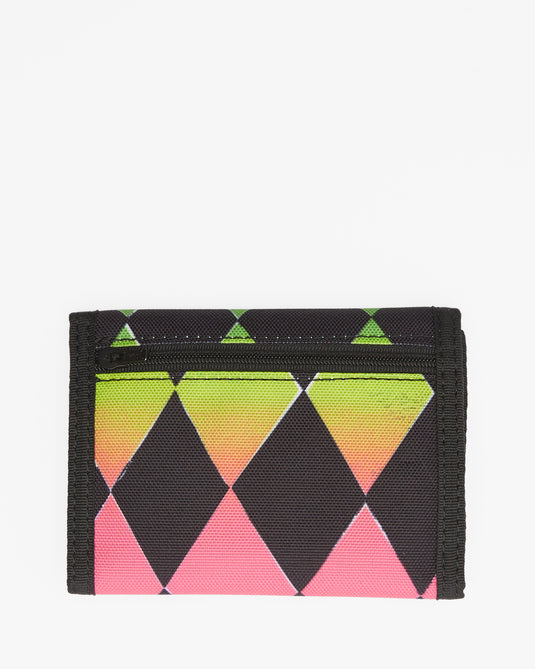 Billabong Tribong Lite Tri Fold Wallet Neon Green ABYAA00217-NGN