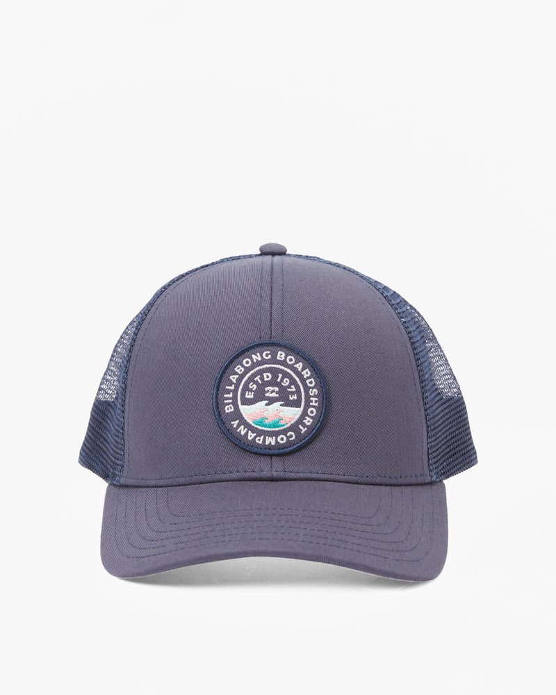 Load image into Gallery viewer, Billabong Walled Trucker Hat Navy ABYHA00374-NVY

