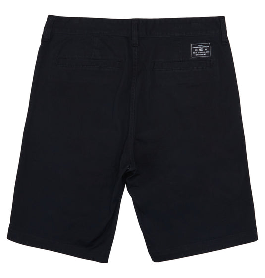 DC Mens Worker Relaxed Chino Shorts Black ADYWS03070-KVJO