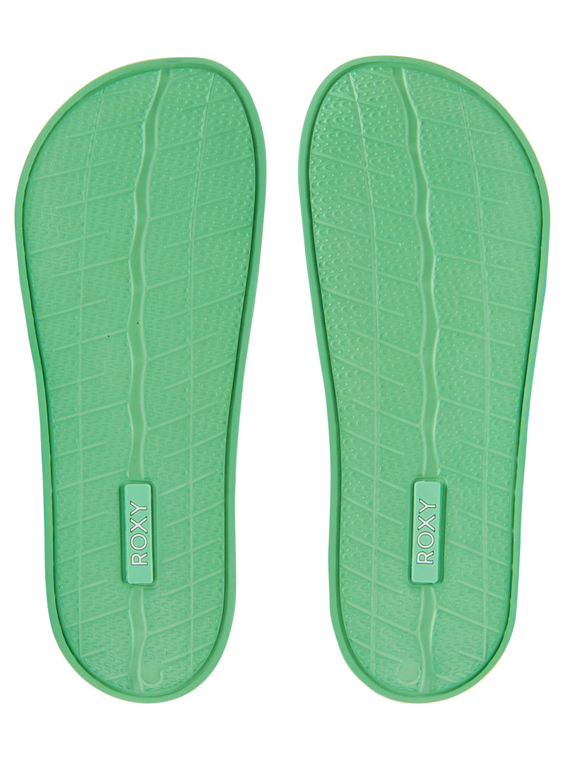Load image into Gallery viewer, Roxy Slippy Slider Sandals Absinthe Green ARJL100679-ABI
