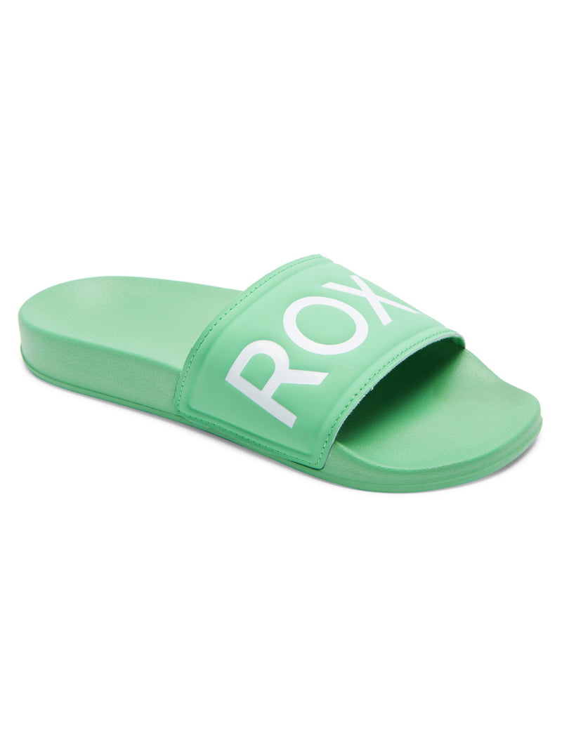 Load image into Gallery viewer, Roxy Slippy Slider Sandals Absinthe Green ARJL100679-ABI
