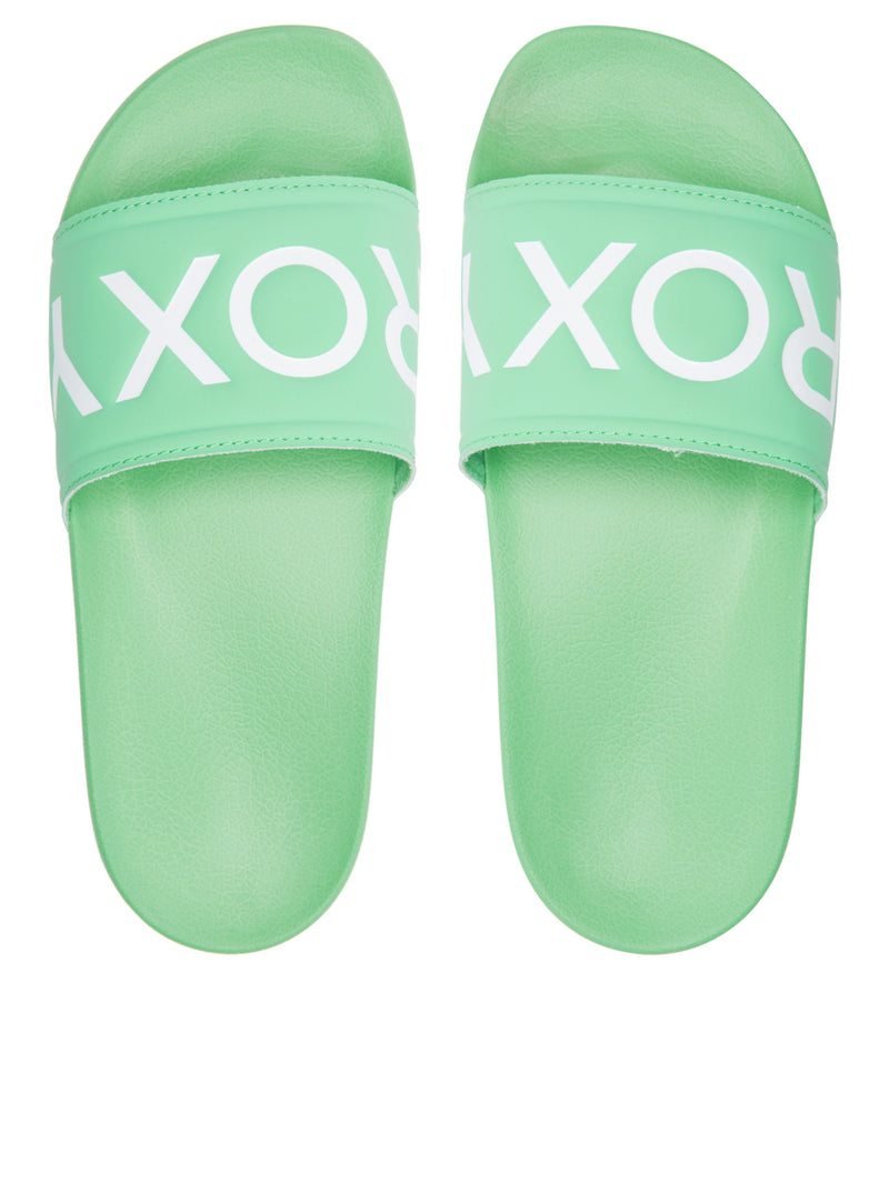 Load image into Gallery viewer, Roxy Slippy Slider Sandals Absinthe Green ARJL100679-ABI
