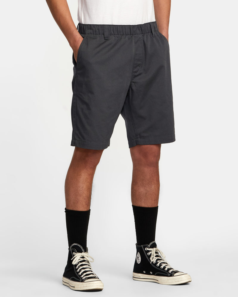 Load image into Gallery viewer, RVCA Recession Collection Americana Elasticated Shorts Garage Blue AVYWS00199-KSD0
