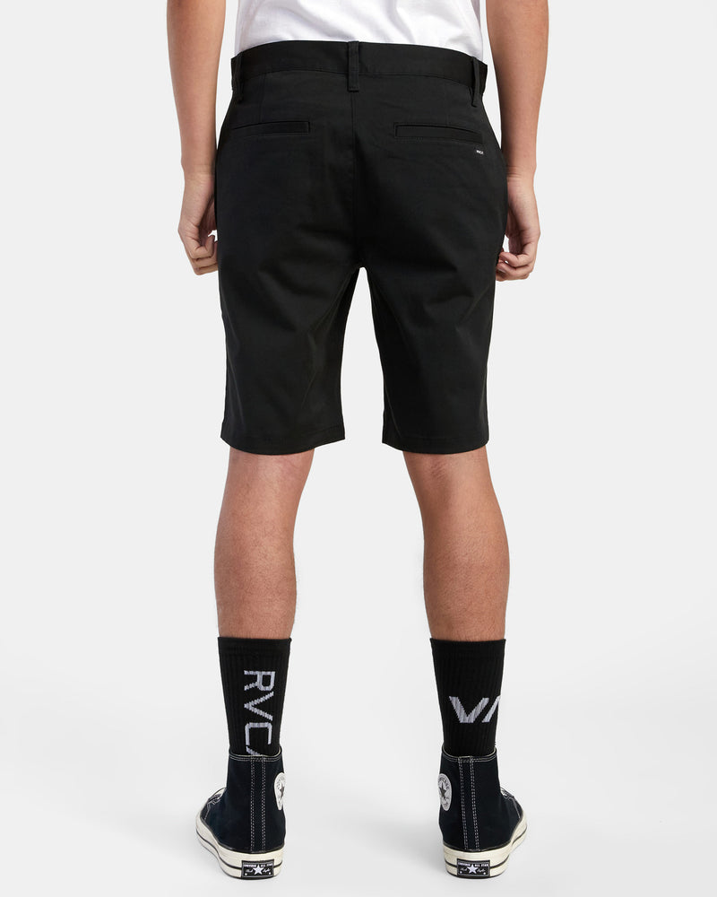 Load image into Gallery viewer, RVCA Weekend Stretch Shorts Black AVYWS00223-BLK
