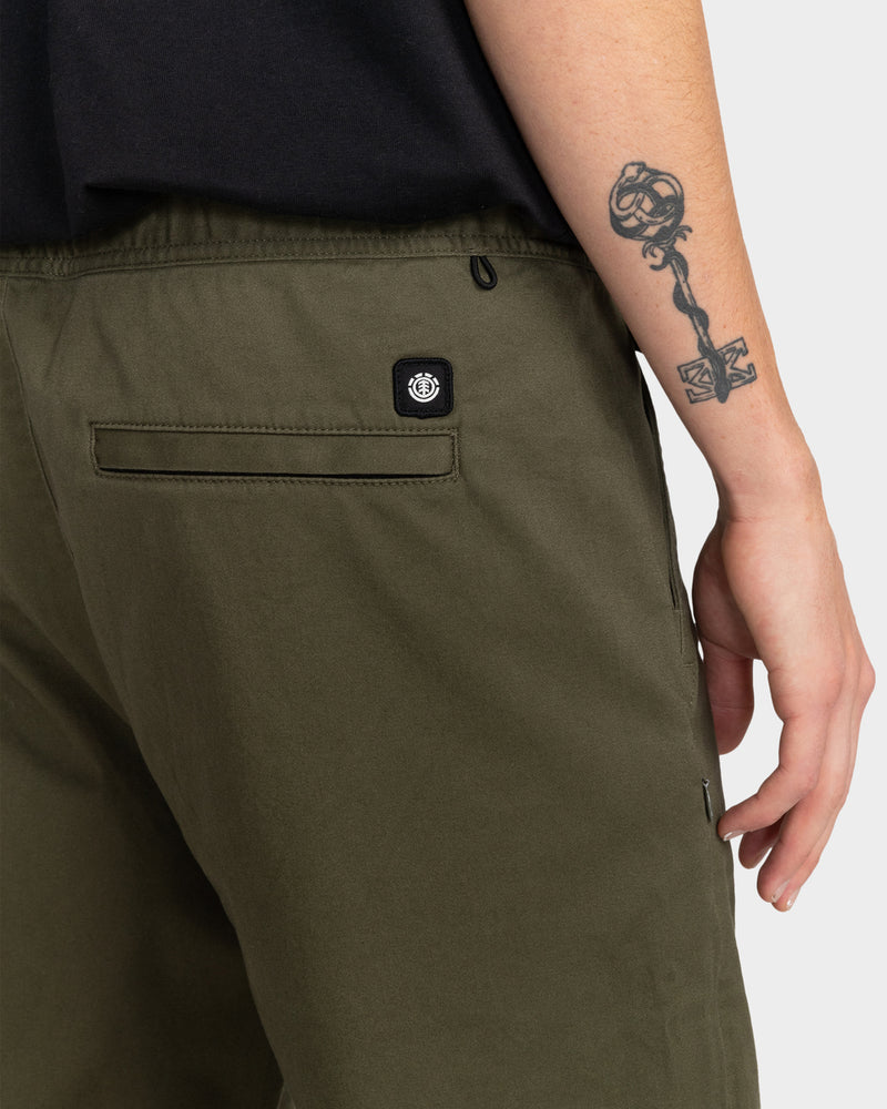 Load image into Gallery viewer, Element Howland Travel Chinos Army C1PTB8ELP2-0531
