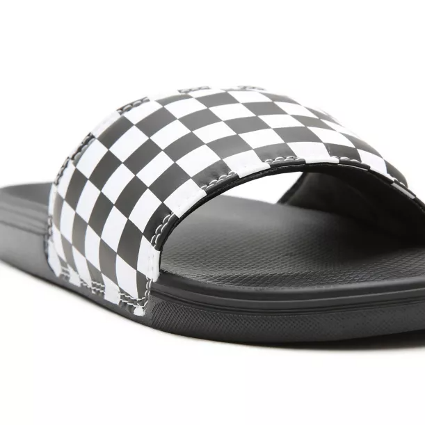 Load image into Gallery viewer, Vans La Costa Slide-On (Checkerboard) True White/Black VN0A5HF527I
