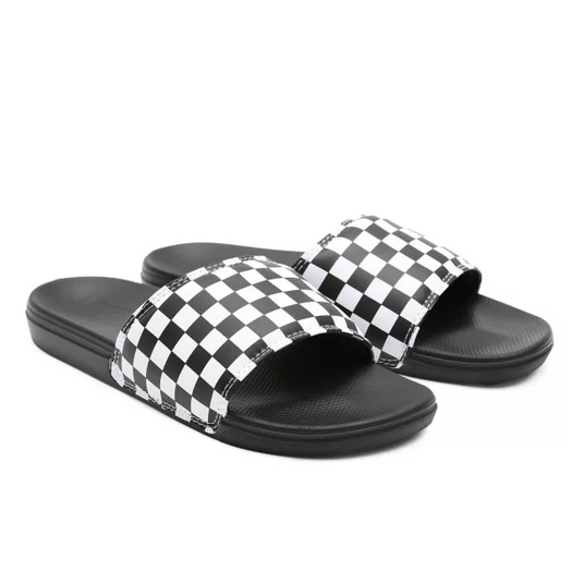 Vans La Costa Slide-On (Checkerboard) True White/Black VN0A5HF527I
