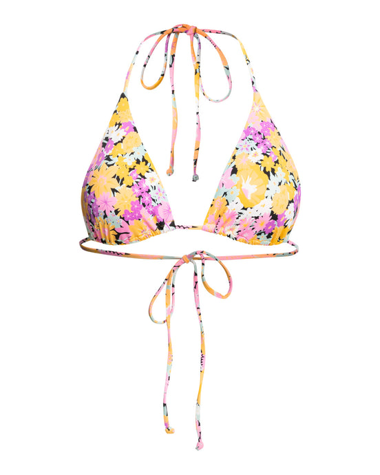Billabong Sol Searcher Multi Triangle Bikini Top Flowers EBJX300103-PGR6
