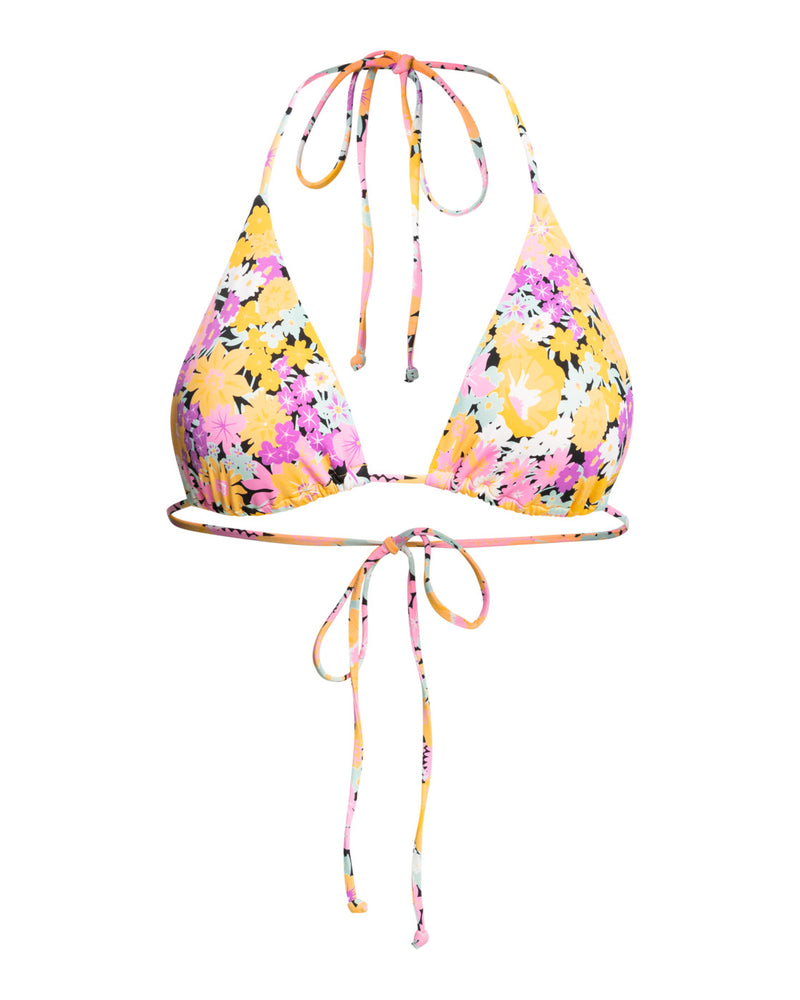 Load image into Gallery viewer, Billabong Sol Searcher Multi Triangle Bikini Top Flowers EBJX300103-PGR6
