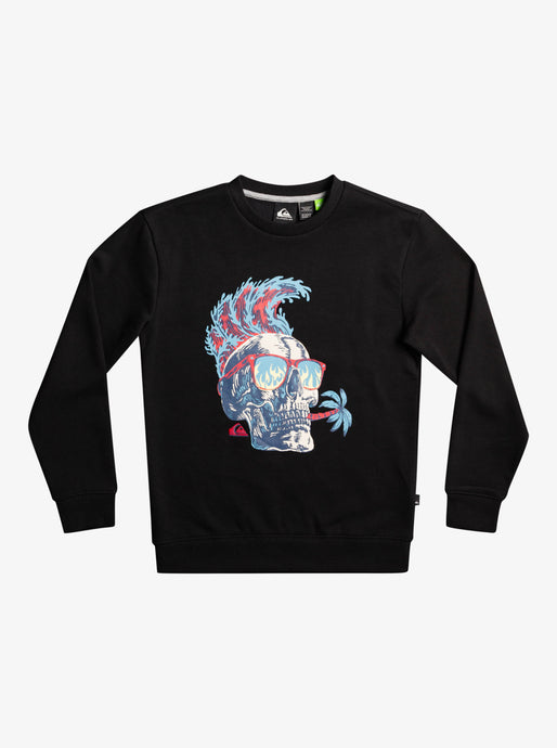 Quiksilver Boys Smoke Sweatshirt Black EQBFT03791-KVJ0