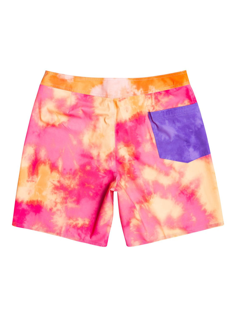 Load image into Gallery viewer, Quiksilver Surfsilk Acid Wash 18&quot; Board Shorts Shocking Pink EQYBS04671-MJY6
