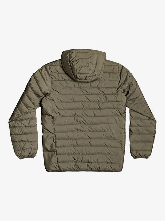 Quiksilver Scaly Puffer Hood Insulator Jacket Kalamata EQYJK03629-GZH0