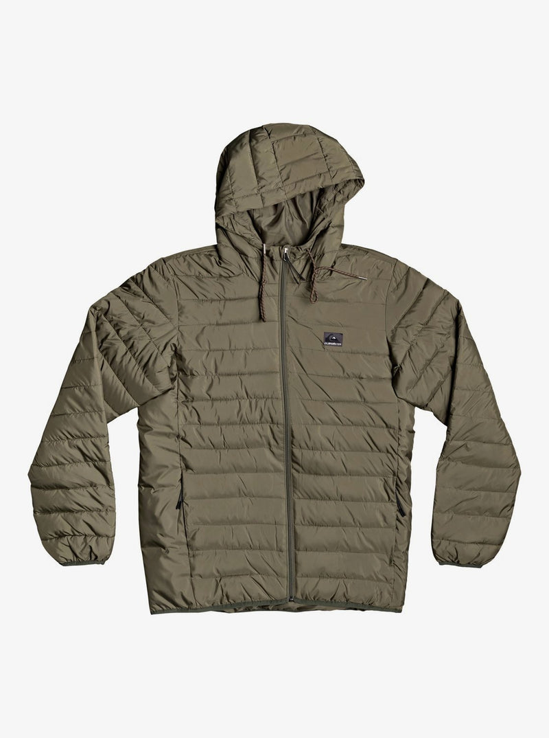 Load image into Gallery viewer, Quiksilver Scaly Puffer Hood Insulator Jacket Kalamata EQYJK03629-GZH0
