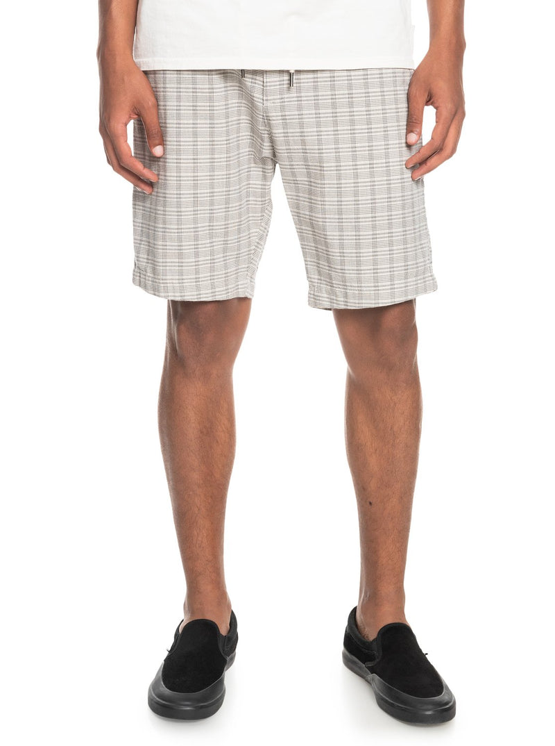 Load image into Gallery viewer, Quiksilver Sheringa Mix Chino Shorts Antique White YD Houndstooth EQYWS03767-WCL6
