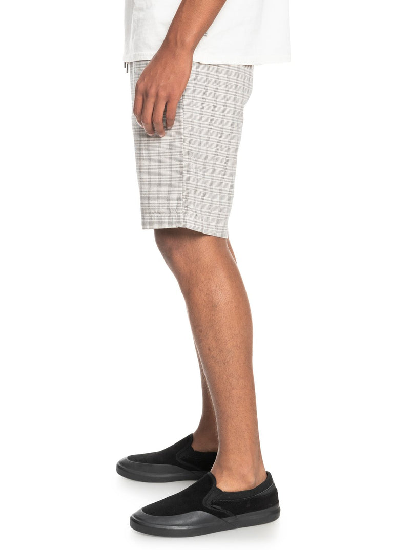 Load image into Gallery viewer, Quiksilver Sheringa Mix Chino Shorts Antique White YD Houndstooth EQYWS03767-WCL6
