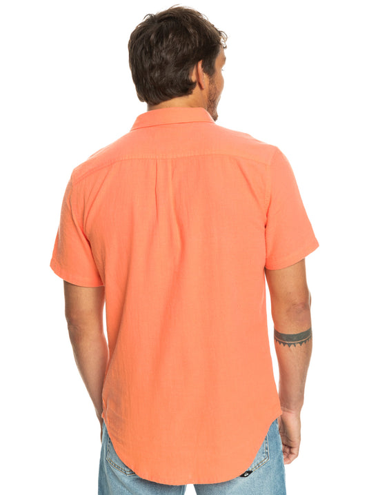 Quiksilver Time Box Short Sleeve Shirt Fresh Salmon EQYWT04479-MHV0