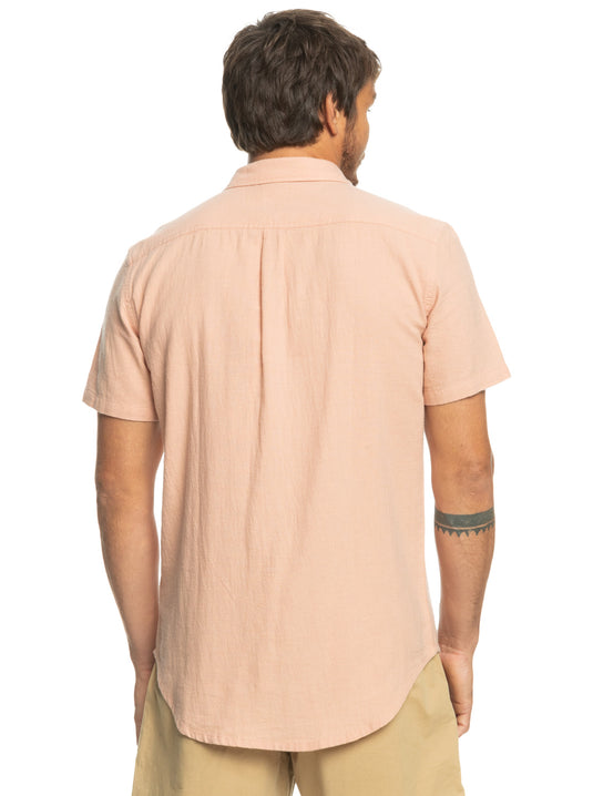 Quiksilver Time Box Short Sleeve Shirt Cafe Creme EQYWT04479-TJB0