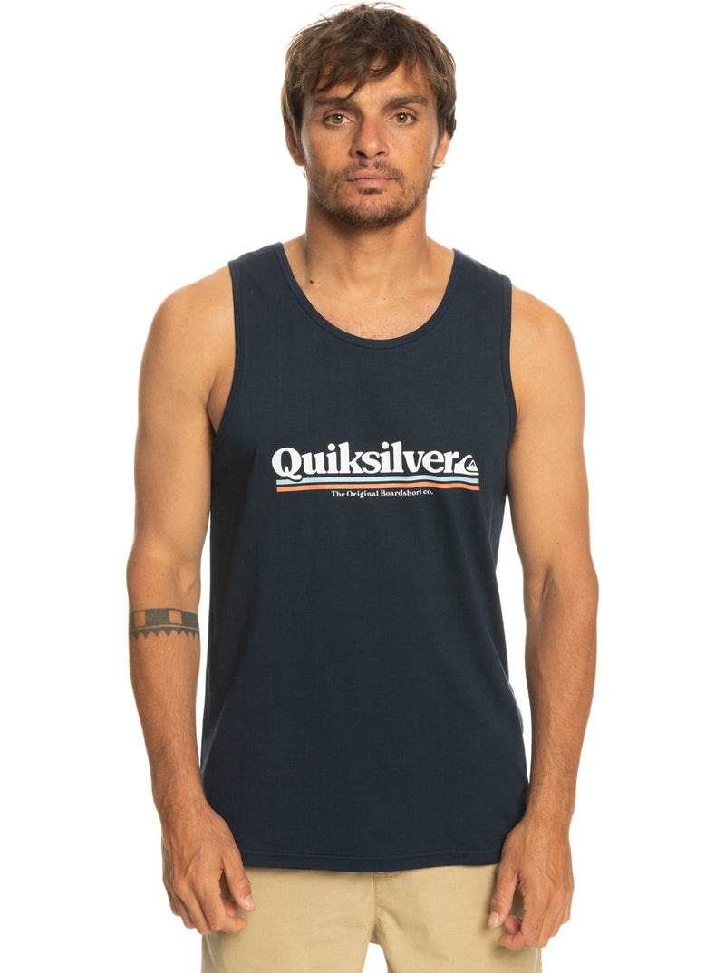 Load image into Gallery viewer, Quiksilver Between The Lines Tank Top Navy Blazer EQYZT07237-BYJ0
