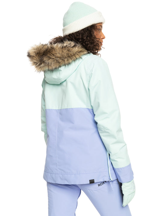 Roxy Shelter Insulated Snow Jacket Fair Aqua ERJTJ03370-BDY0