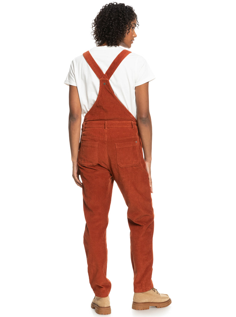 Load image into Gallery viewer, Roxy Jungle Sound Corduroy Jumpsuit Baked Clay ERJWD03664-CNS0
