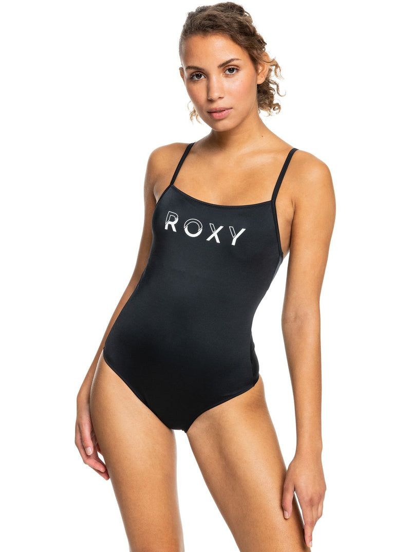 Load image into Gallery viewer, Roxy Active One-Piece Swimsuit Anthracite ERJX103426-KVJ0
