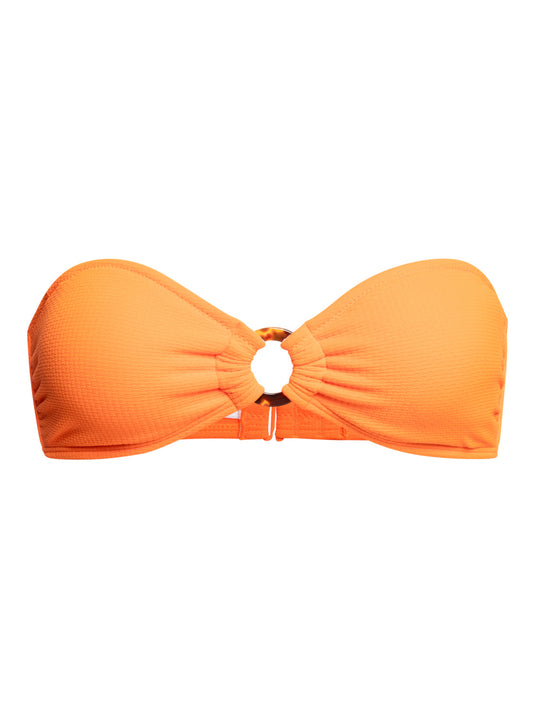 ROXY Color Jam Bandeau Bikini Top Tangelo ERJX304957-TNG