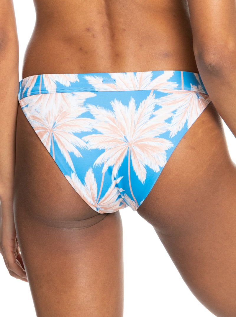 Load image into Gallery viewer, Roxy Love The Surfrider Bikini Bottoms Azure Blue Palm Island ERJX404462-bjt6

