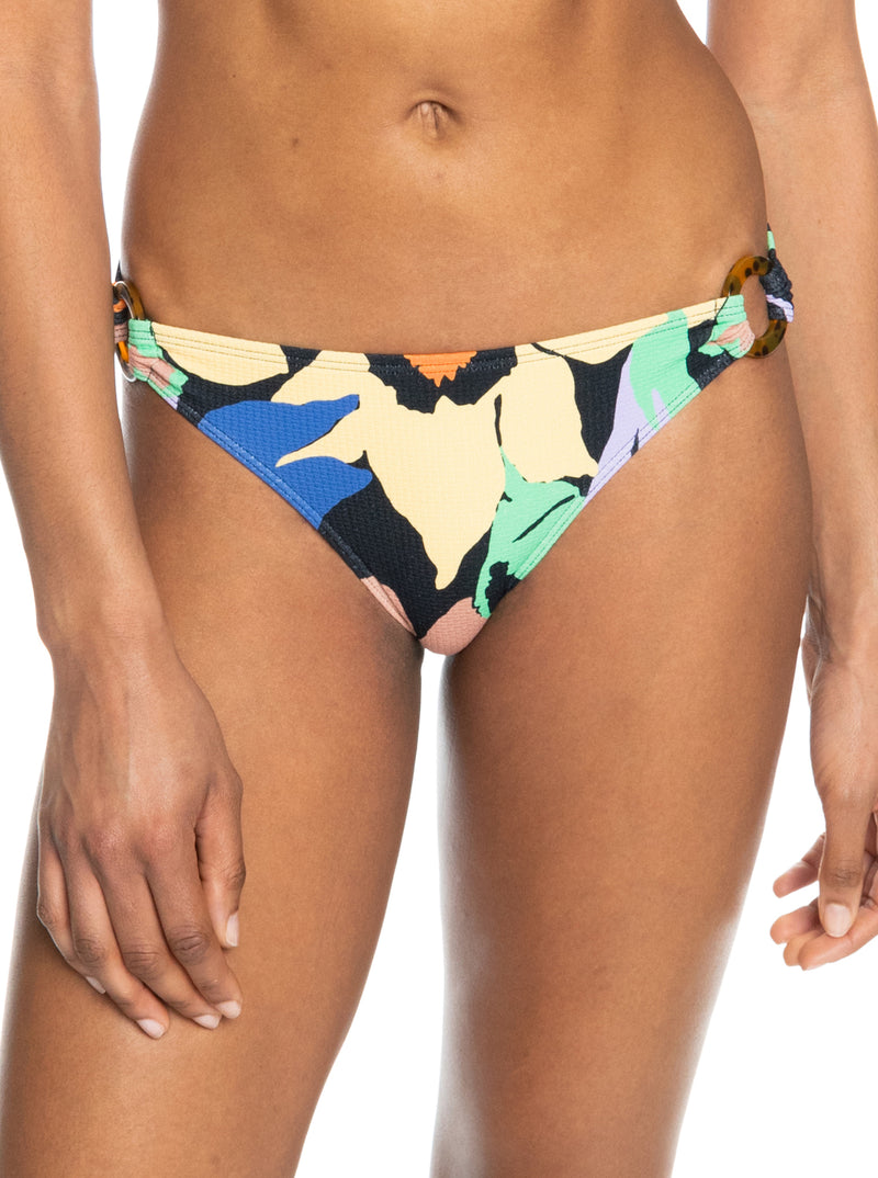 Load image into Gallery viewer, ROXY Color Jam Bikini Bottoms Anthracite Flower Jammin ERJX404549-KVJ6
