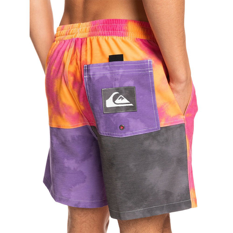 Load image into Gallery viewer, Quiksilver Acid Wash 17&quot; Board Shorts Shocking Pink EQYJV03877-MJY6
