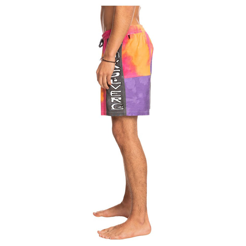 Load image into Gallery viewer, Quiksilver Acid Wash 17&quot; Board Shorts Shocking Pink EQYJV03877-MJY6
