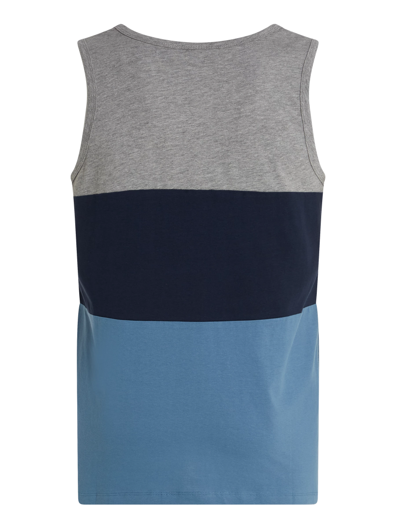 Load image into Gallery viewer, Protest Print Tank Top River Blue 1712631_511
