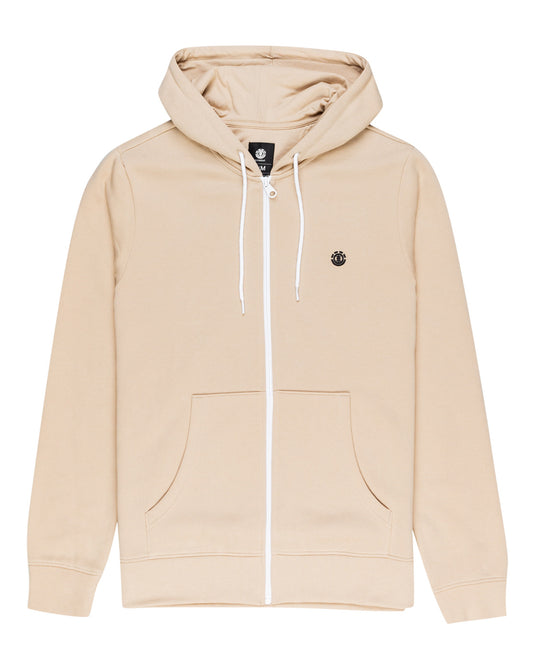 Element Cornell Classic Zip Up Hoodie Oxford Tan W1ZHB4ELP1-4625